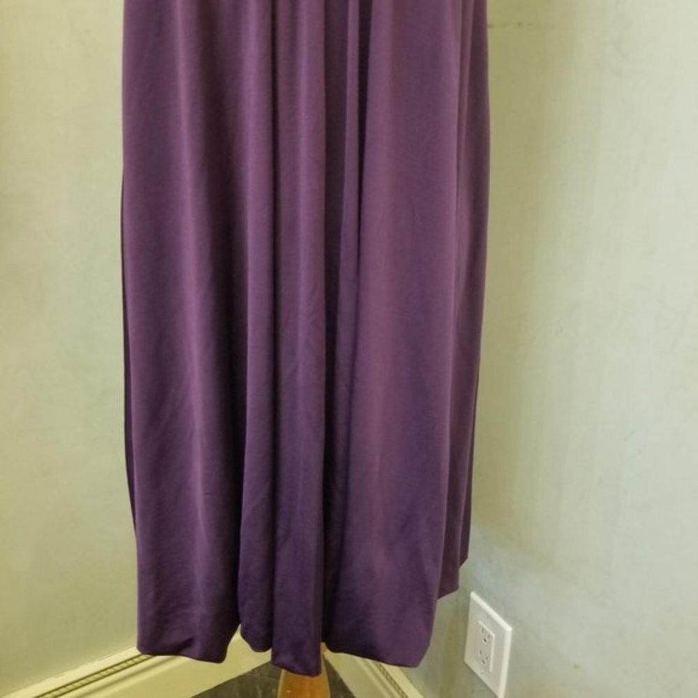Niteline Purple rhinestone bubble halter dress women's size 2 (286) - Picture 3 of 9